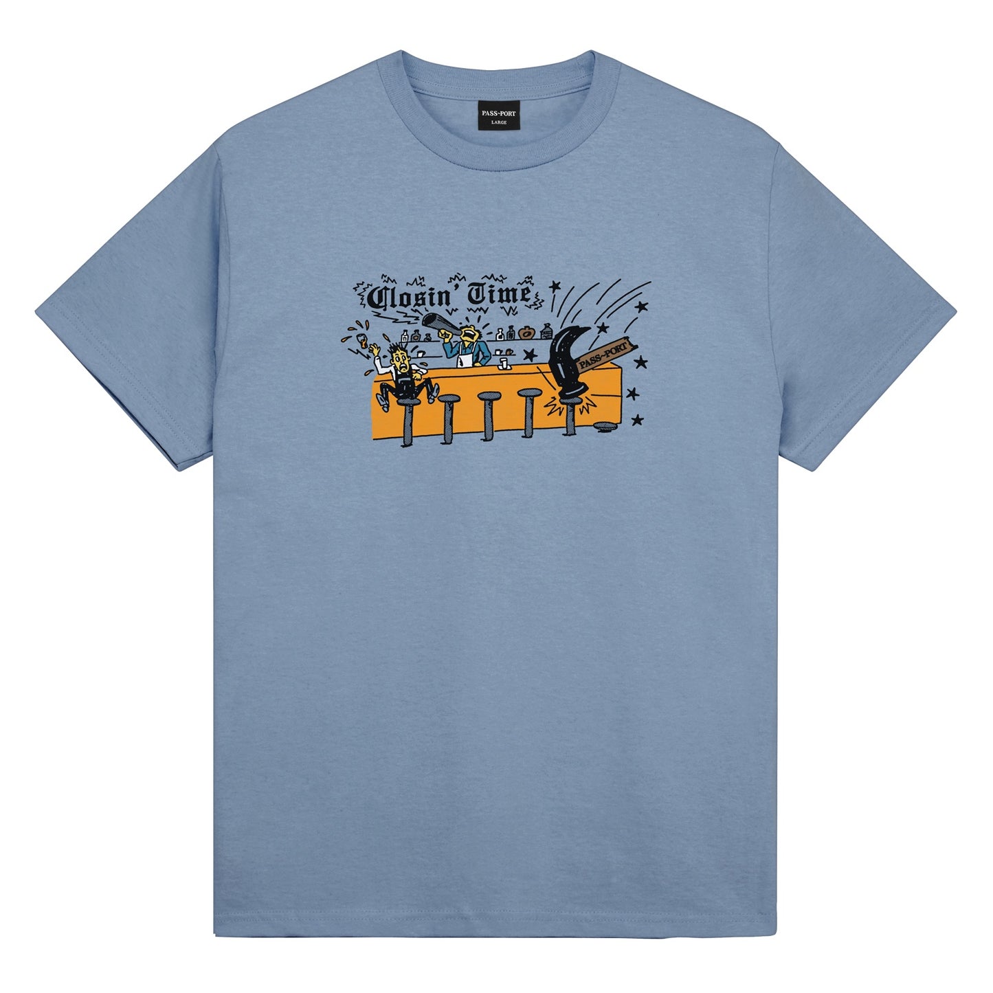 Closin' Time Tee - Washed Out Blue