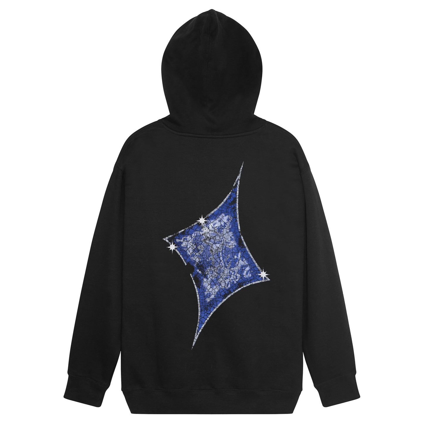 Glint Zip Hoodie - Black