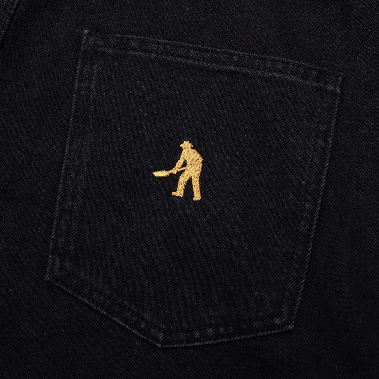 Workers Club Short - Washed Black