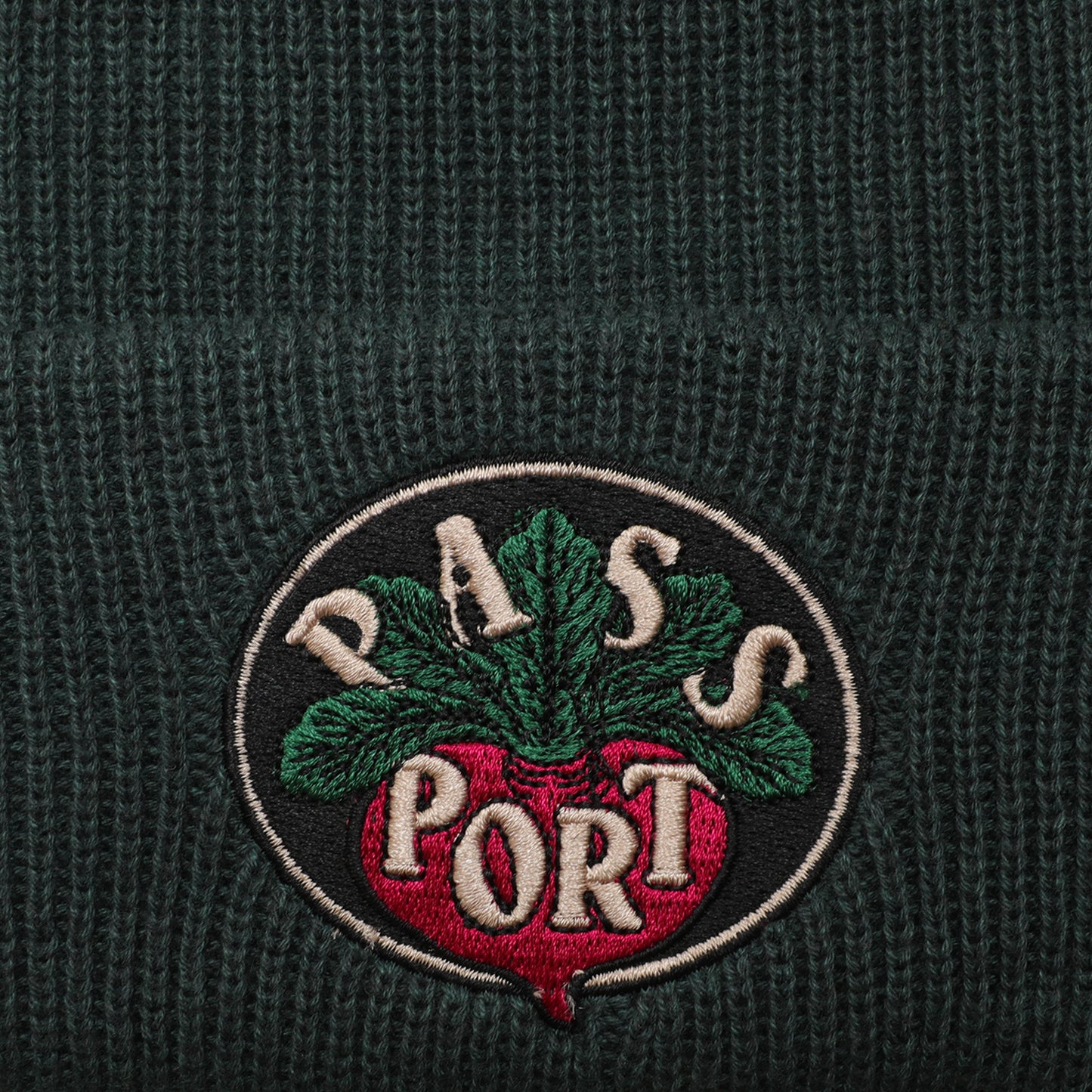 Radish Beanie - Pine Green