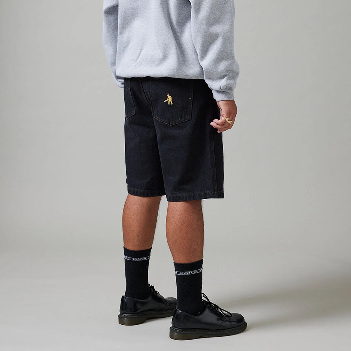 Workers Club Short - Washed Black