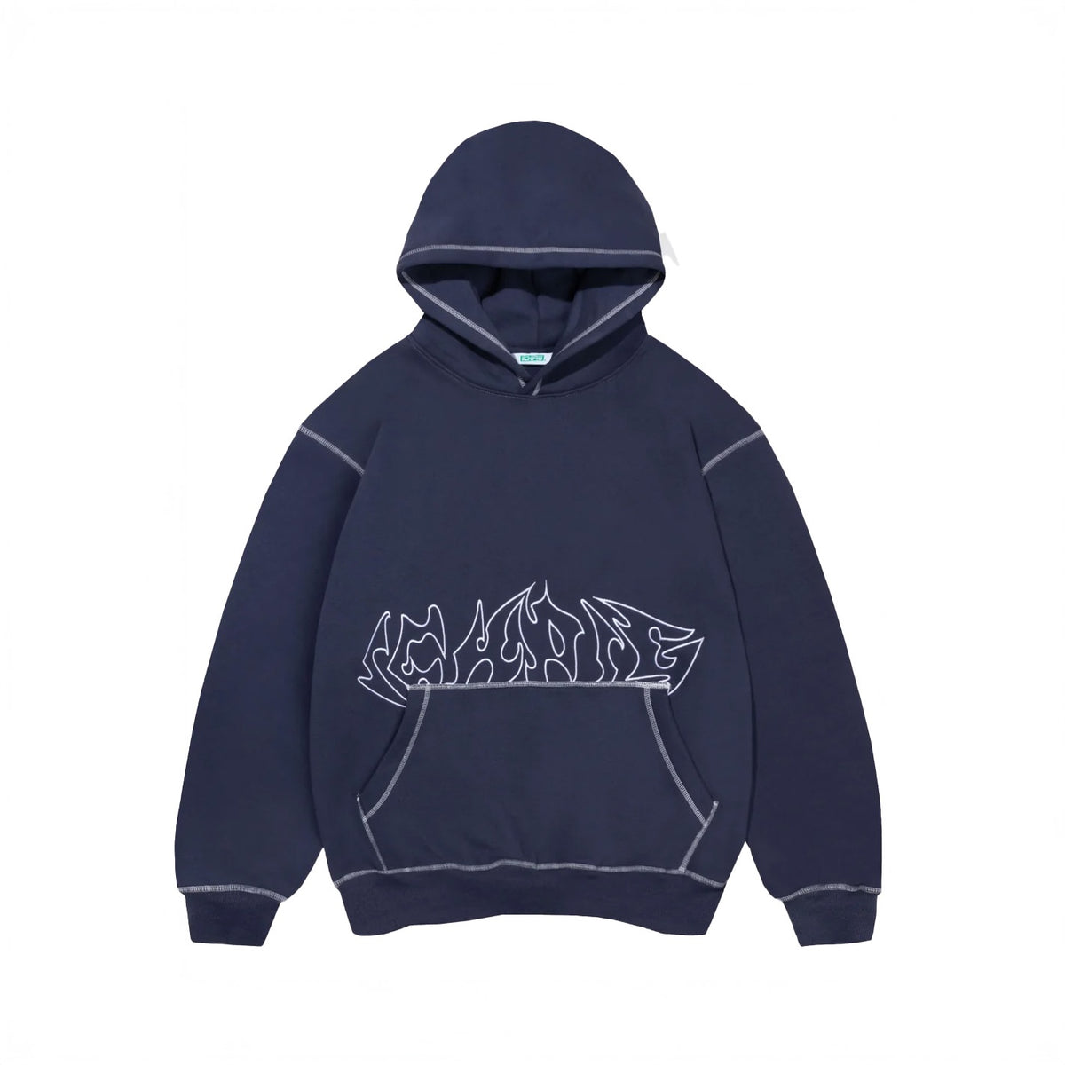 Razor Contrast Hood - Ink