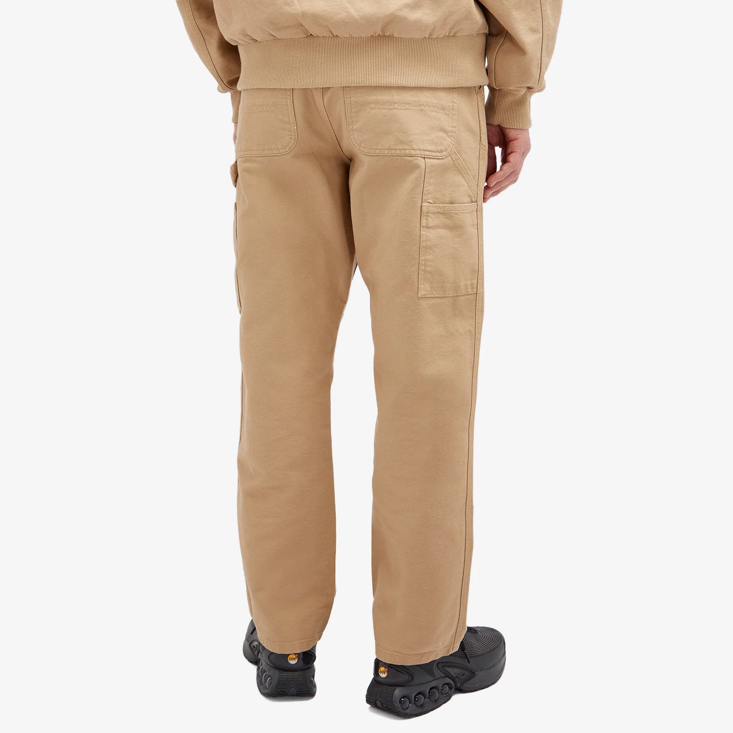 Single Knee Pant - Dusty H Brown Stone Canvas