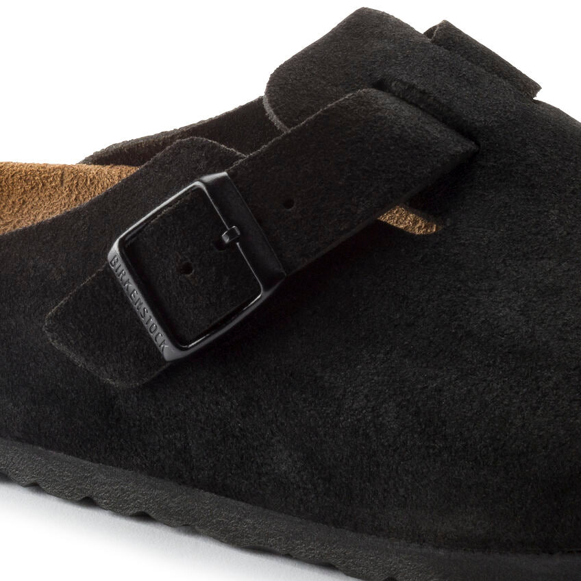 Boston SFB - Black Suede Leather
