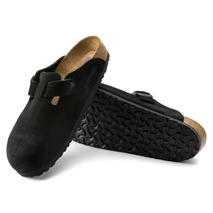 Boston SFB - Black Suede Leather
