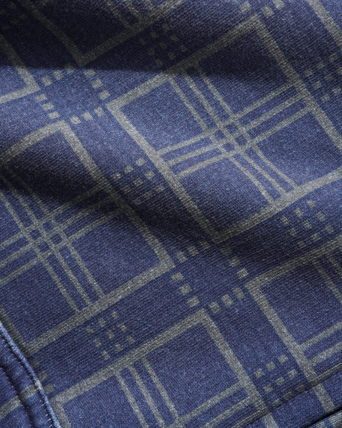 Amplify Zip-Thru Hood - Washed Navy Plaid