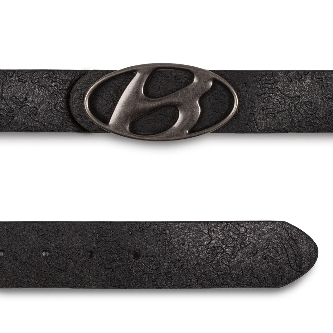 Byundi Leather Belt - Black