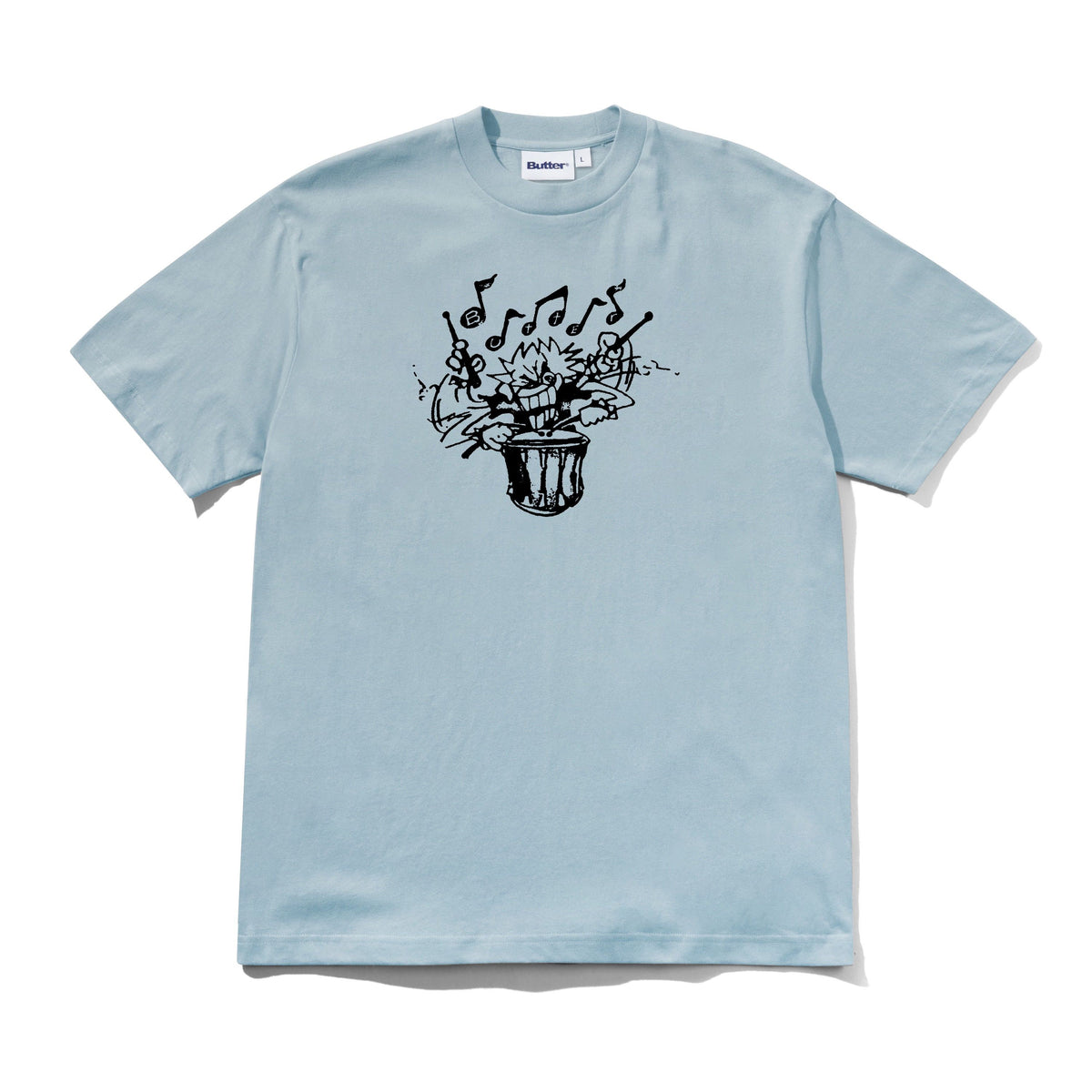 Blaring Tee - Grey Blue