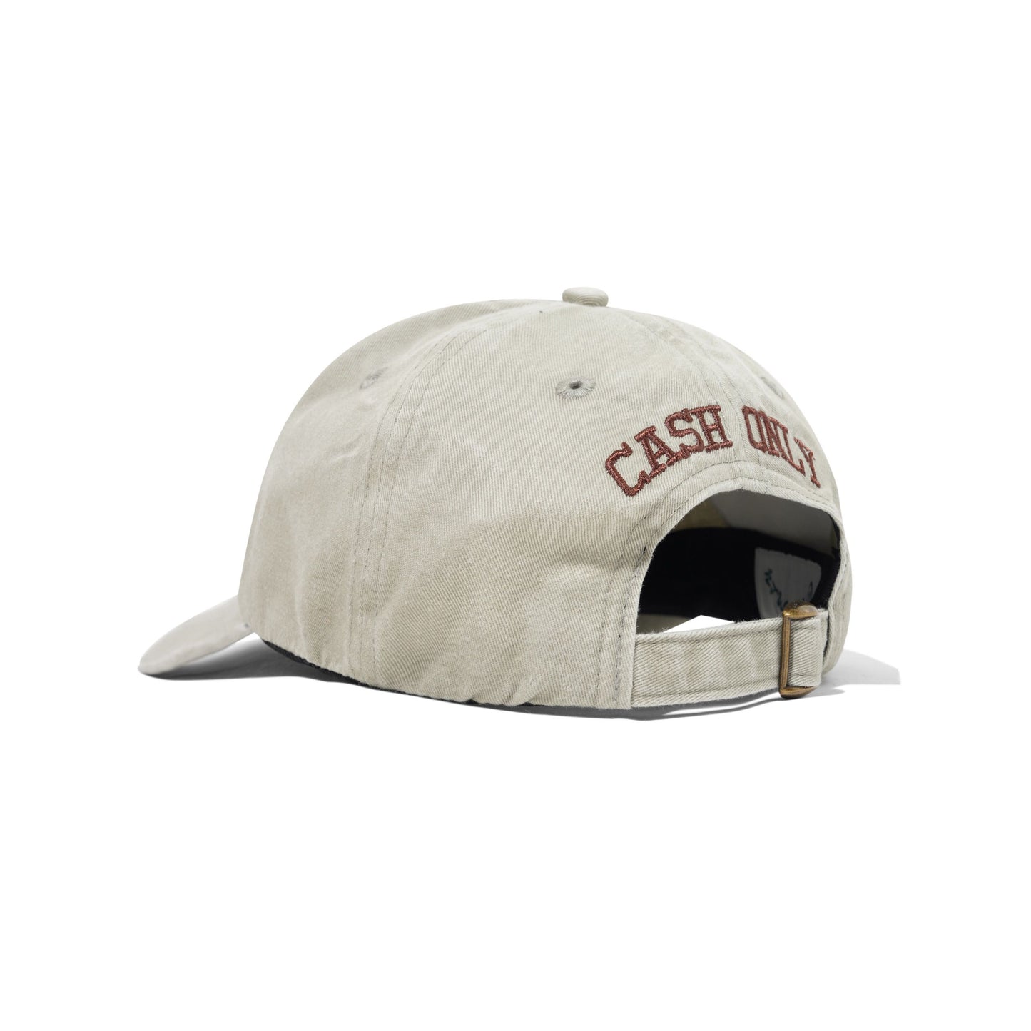 Campus 6 Panel Cap - Washed Grey