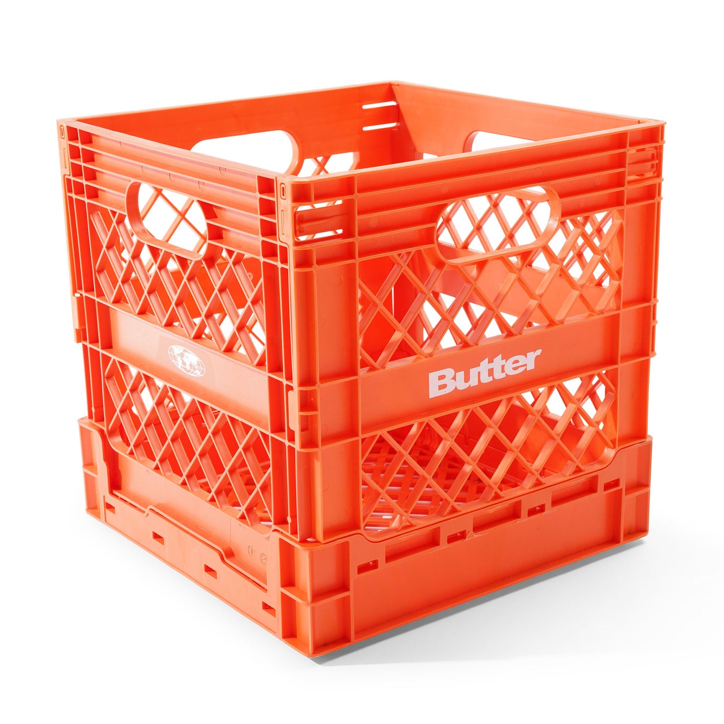 Collapsible Record Crate - Orange