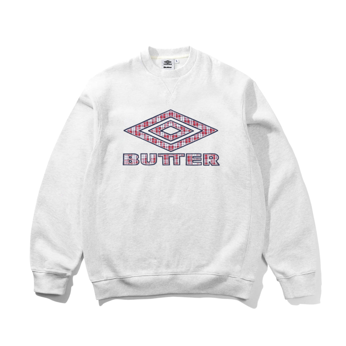 Diamond Applique Crewneck - Ash