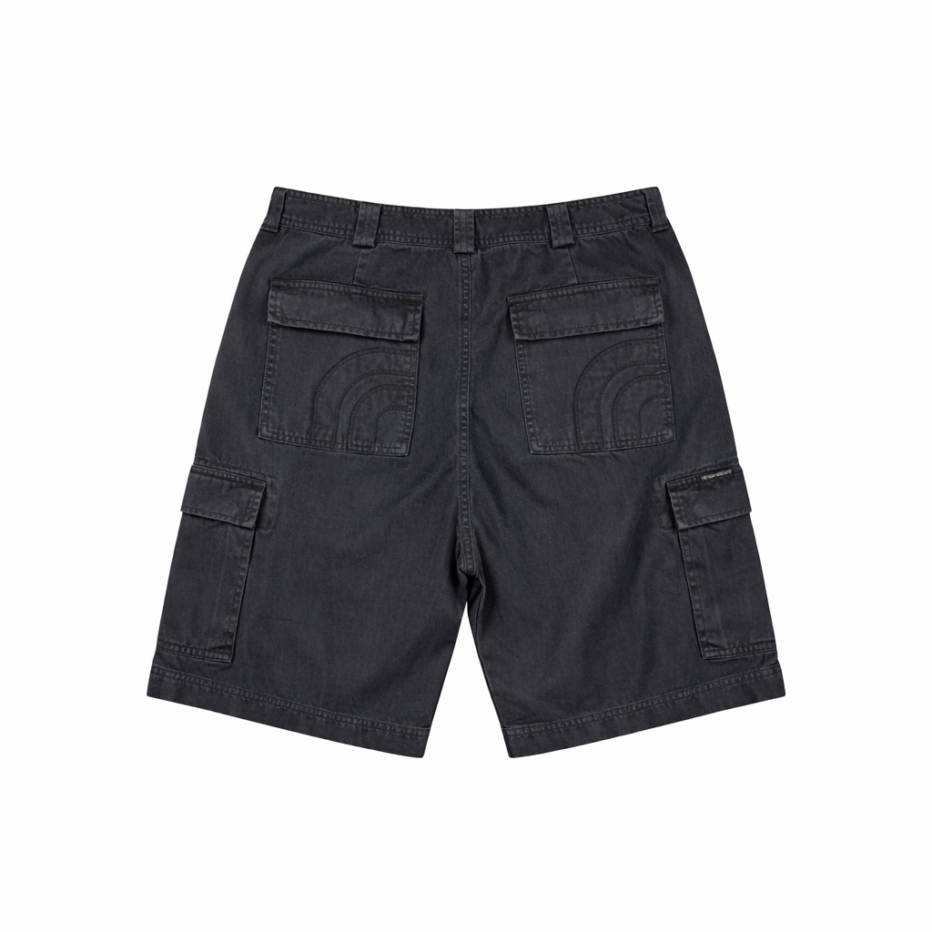 Friends Of 'Icon' Cargo Short - Vintage Black