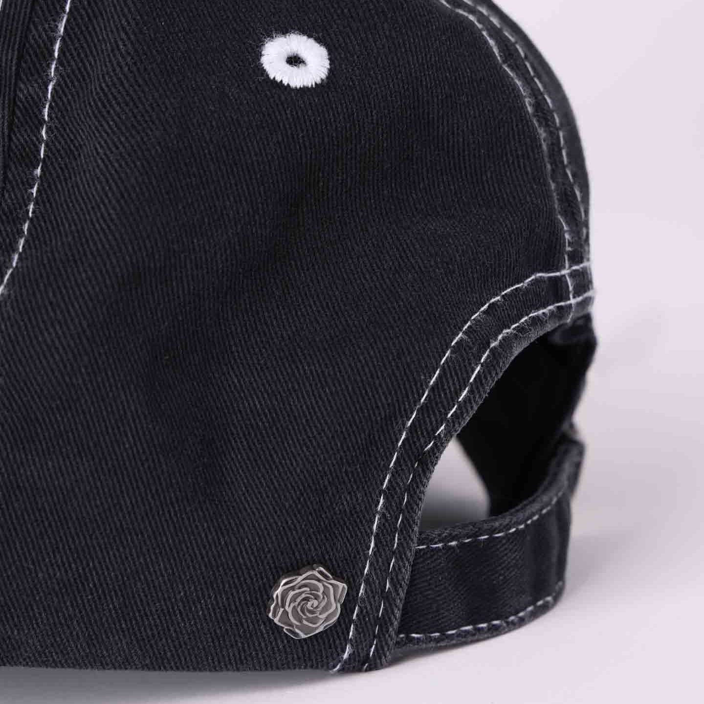 Legacy Rose Cap - Black