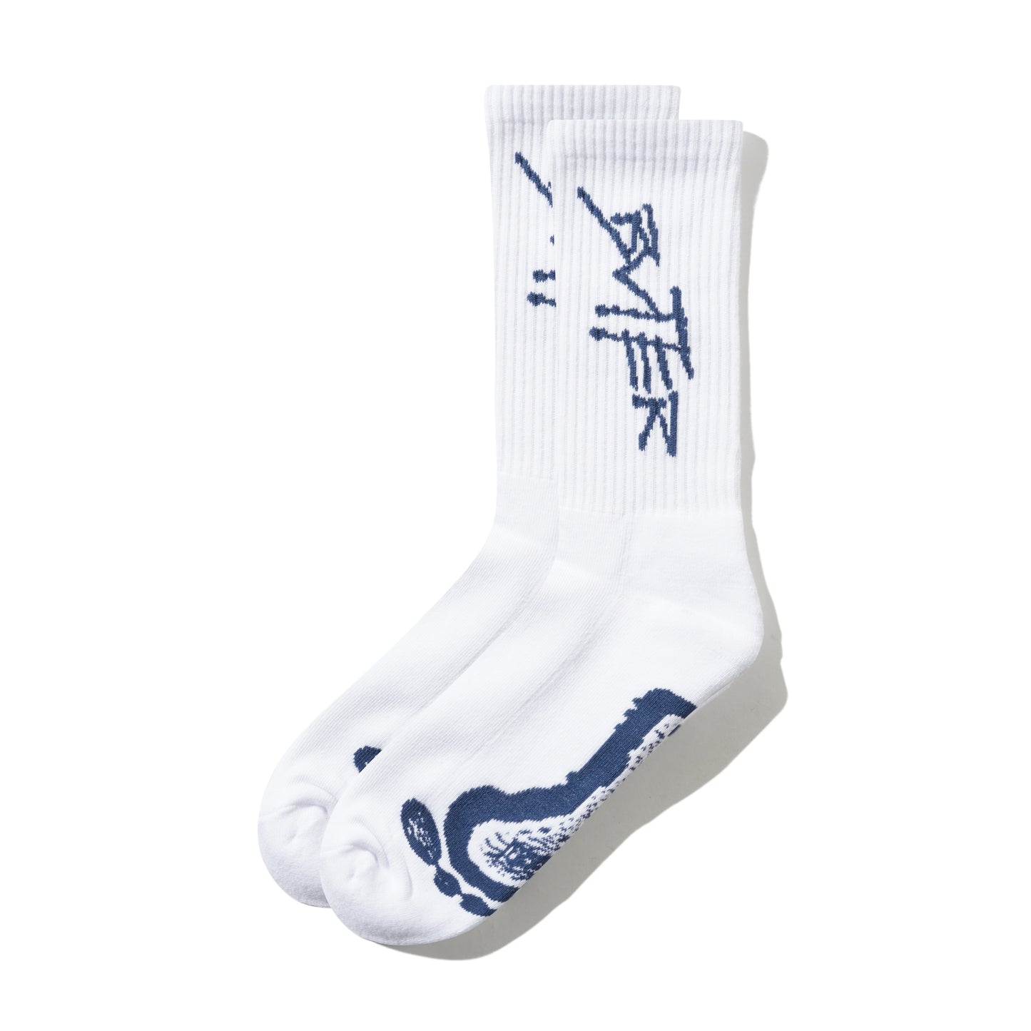 Footprint Socks - White