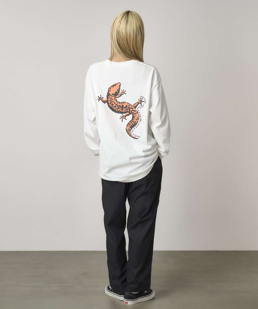 Gecko L/S Tee - White