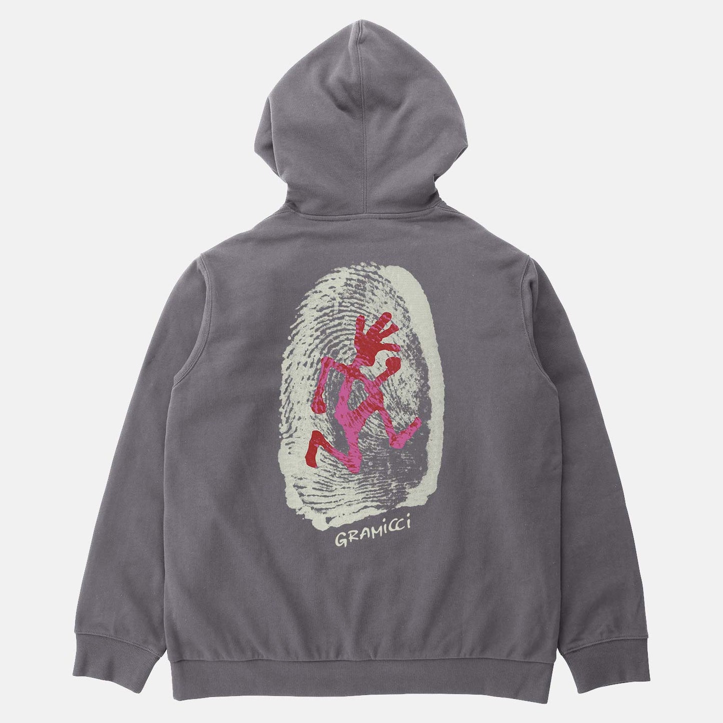 Thumbprint Hooded Sweatshirt - Charcoal Pigment