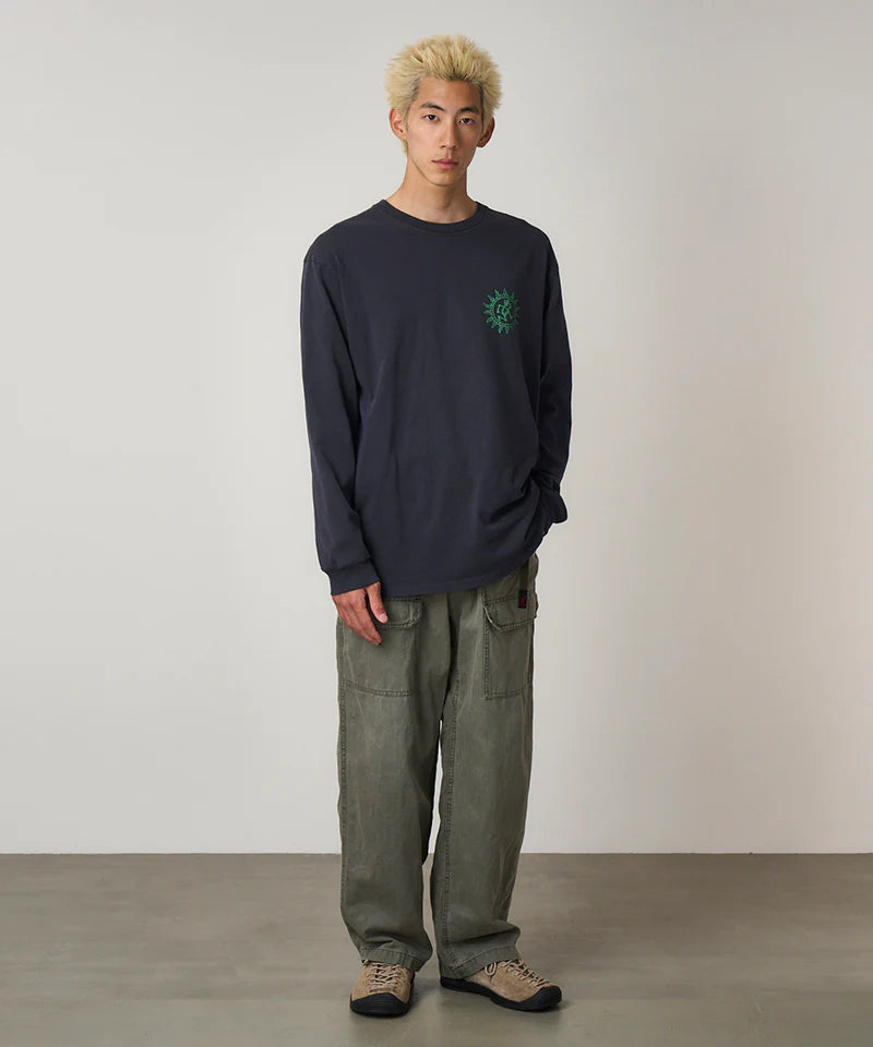 Sun L/S Tee - Navy Pigment