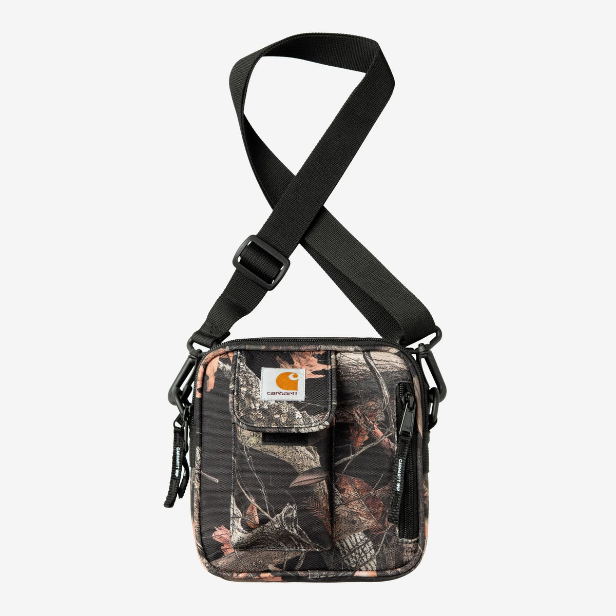 Essentials Bag - Camo Feather Tree, Black