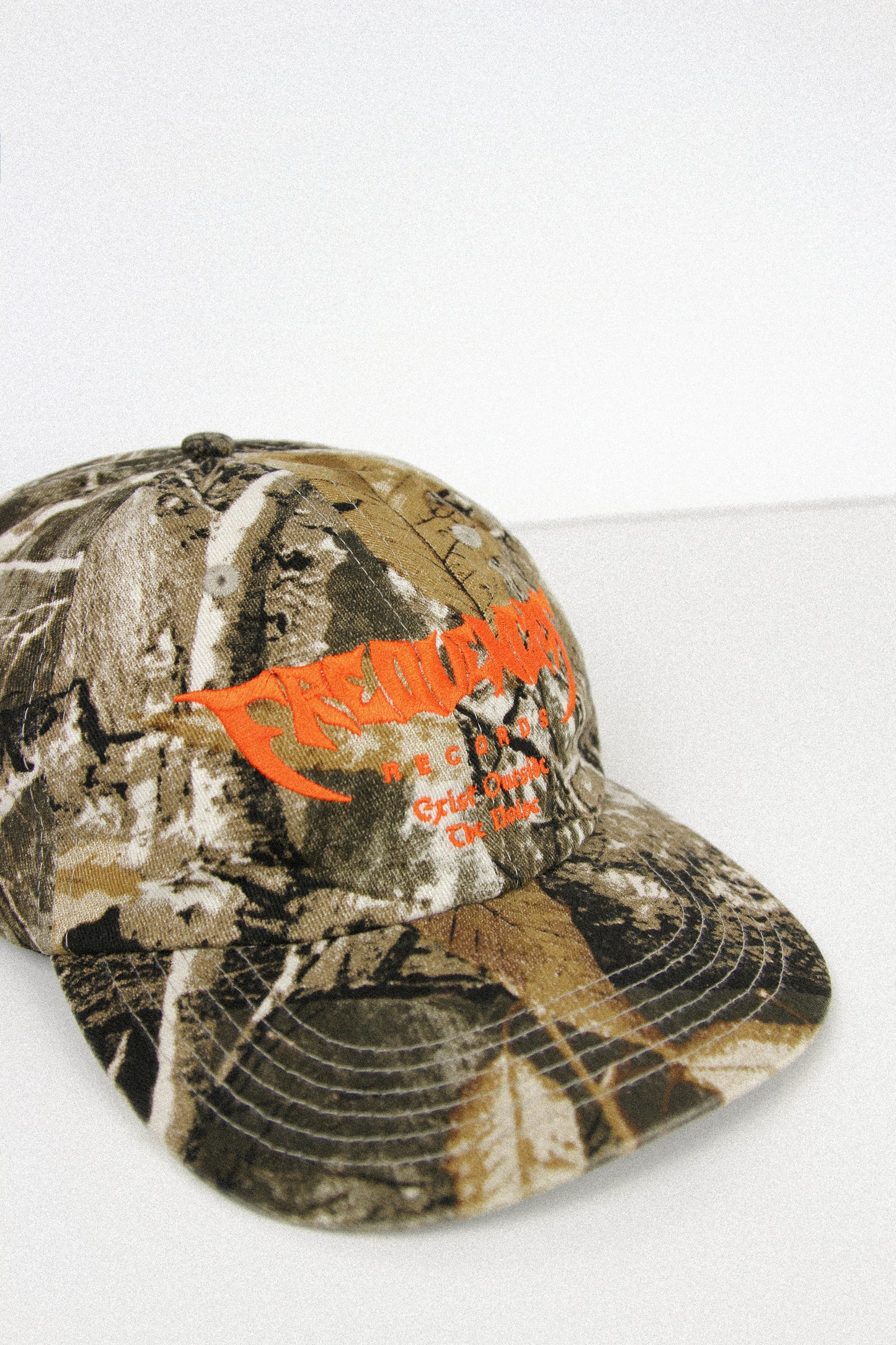 Freq 'Chrome' Cap - Tree Camo / Orange