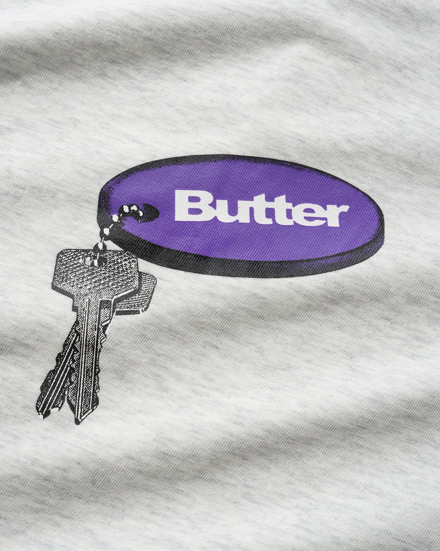 Key Chain Tee - Ash