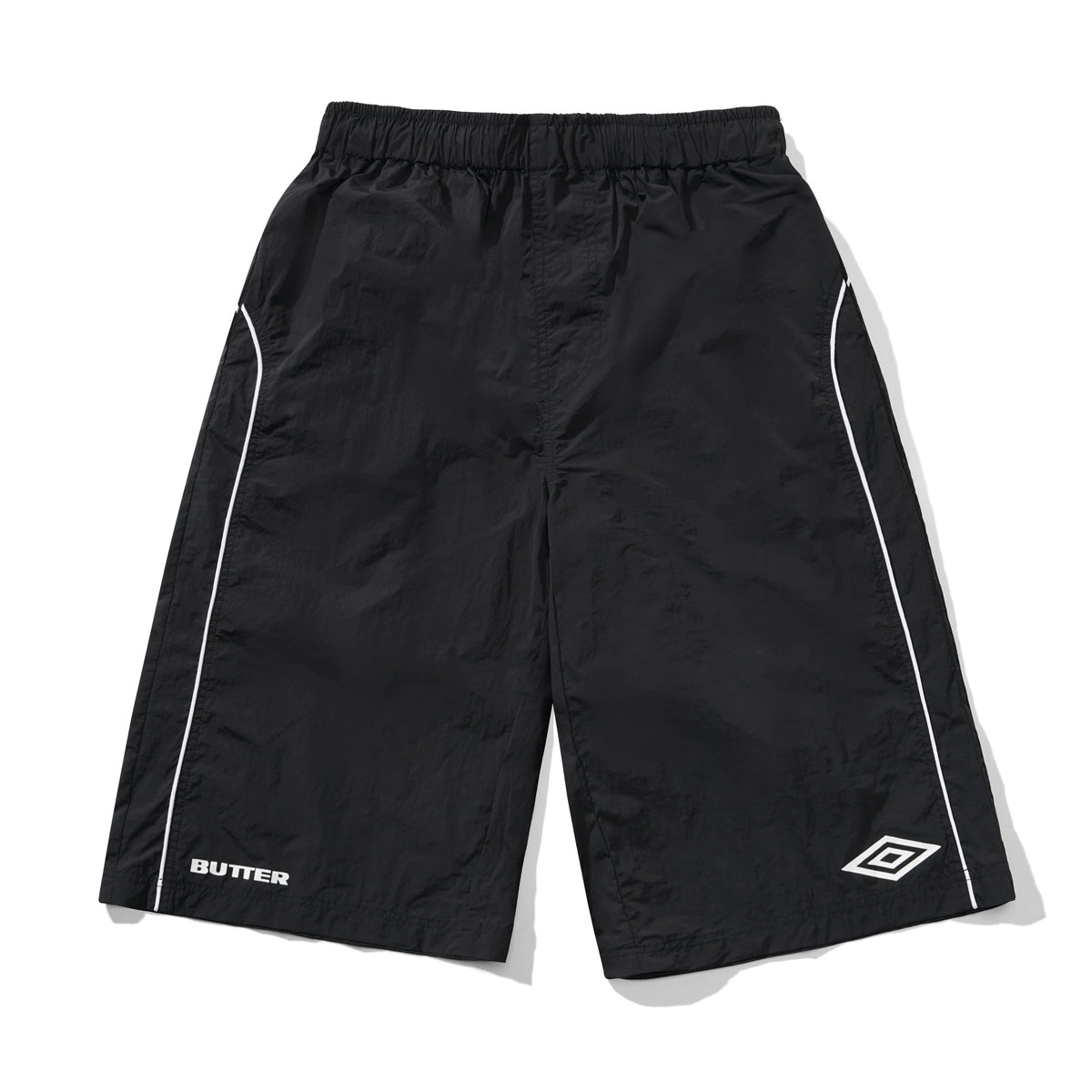 Long Tracksuit Shorts - Black