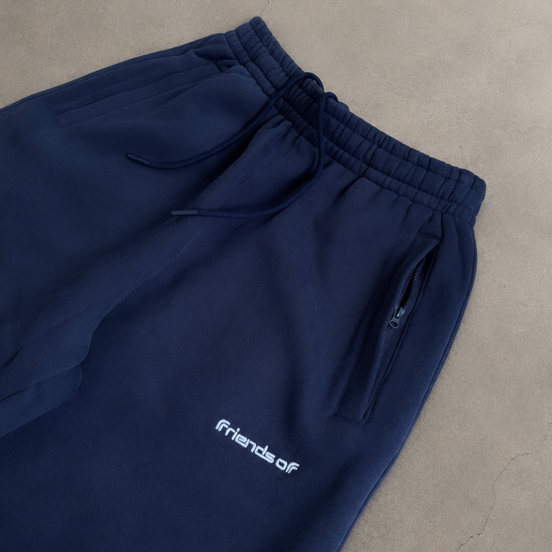 Friends Of 'Icon' Baggy Trackpants - Navy