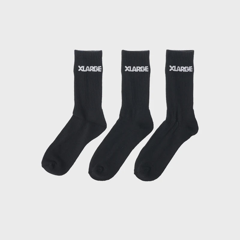 91 Sock 3 Pack - Black