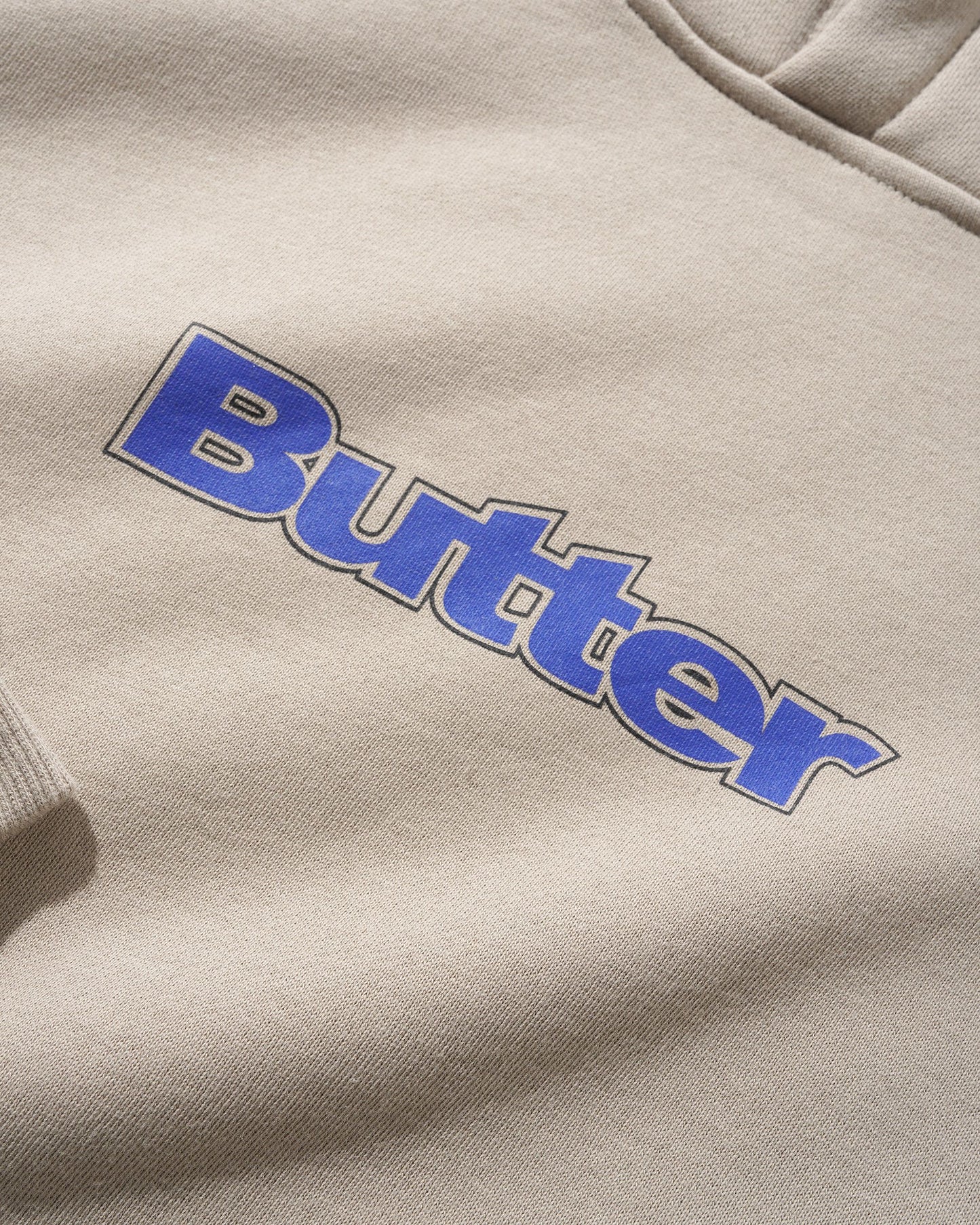 Outline Logo Pullover Hood - Bone
