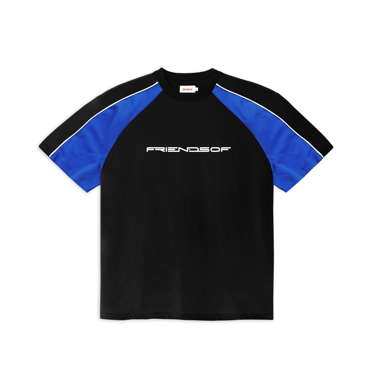 Friends Of 'Y2K' Panel T-Shirt - Black/Blue