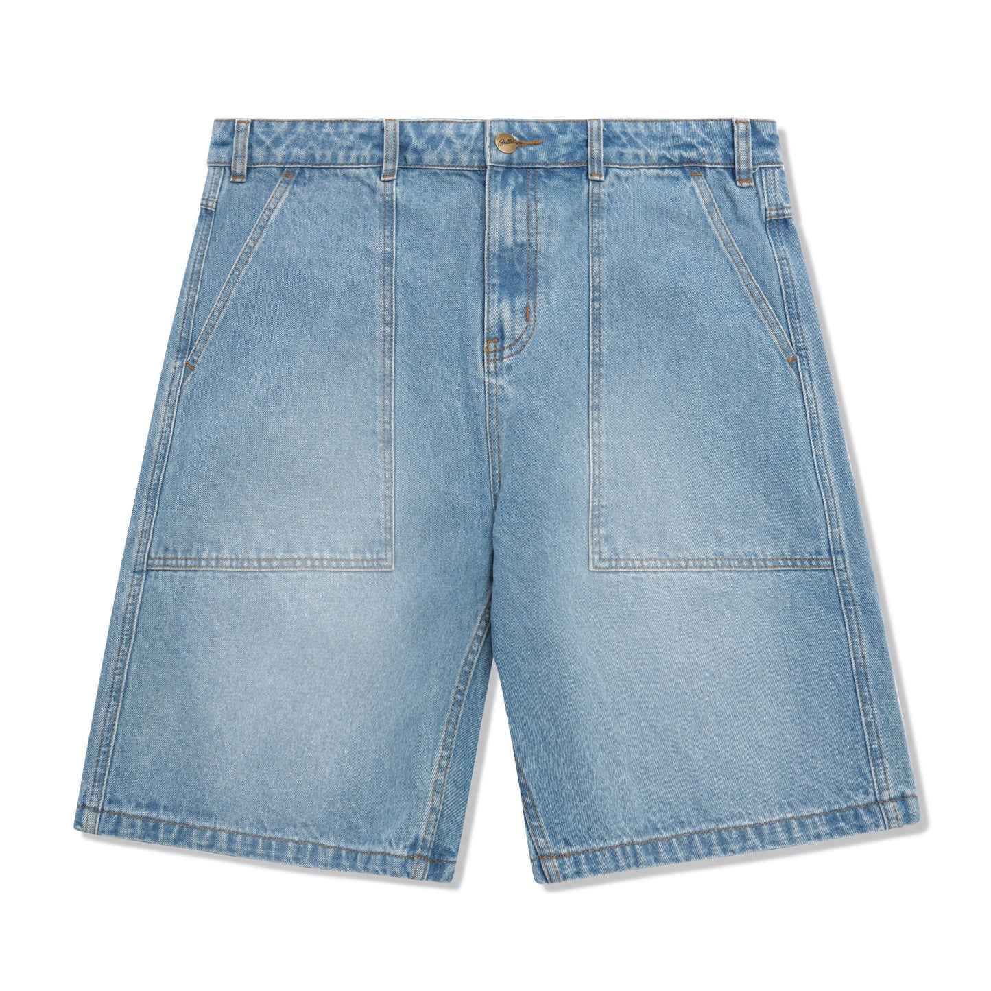 Patch Pocket Denim Short - Faded Blue