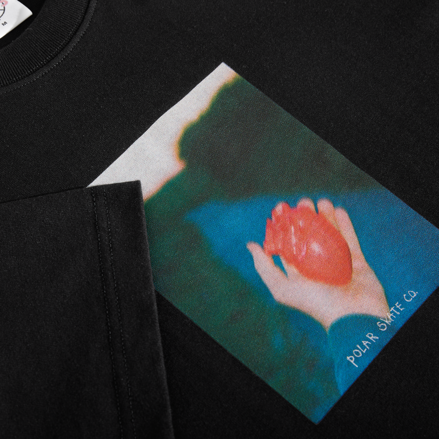 Heart in Hand T-Shirt - Black