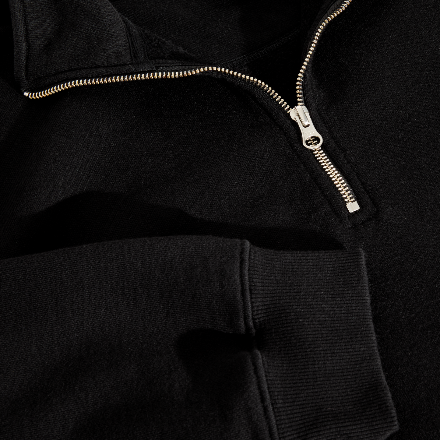 Frankie Half Zip Sweatshirt - Black