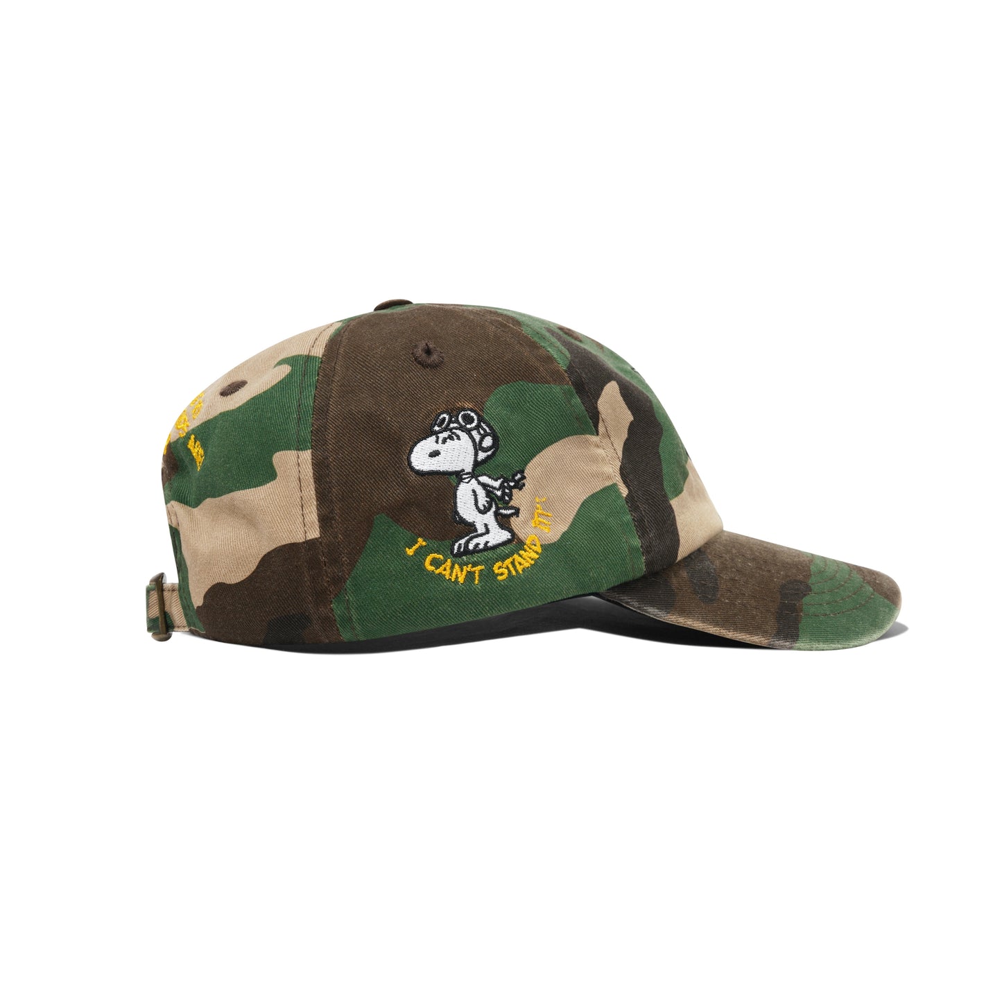 Rats 6 Panel Cap - Washed Camo