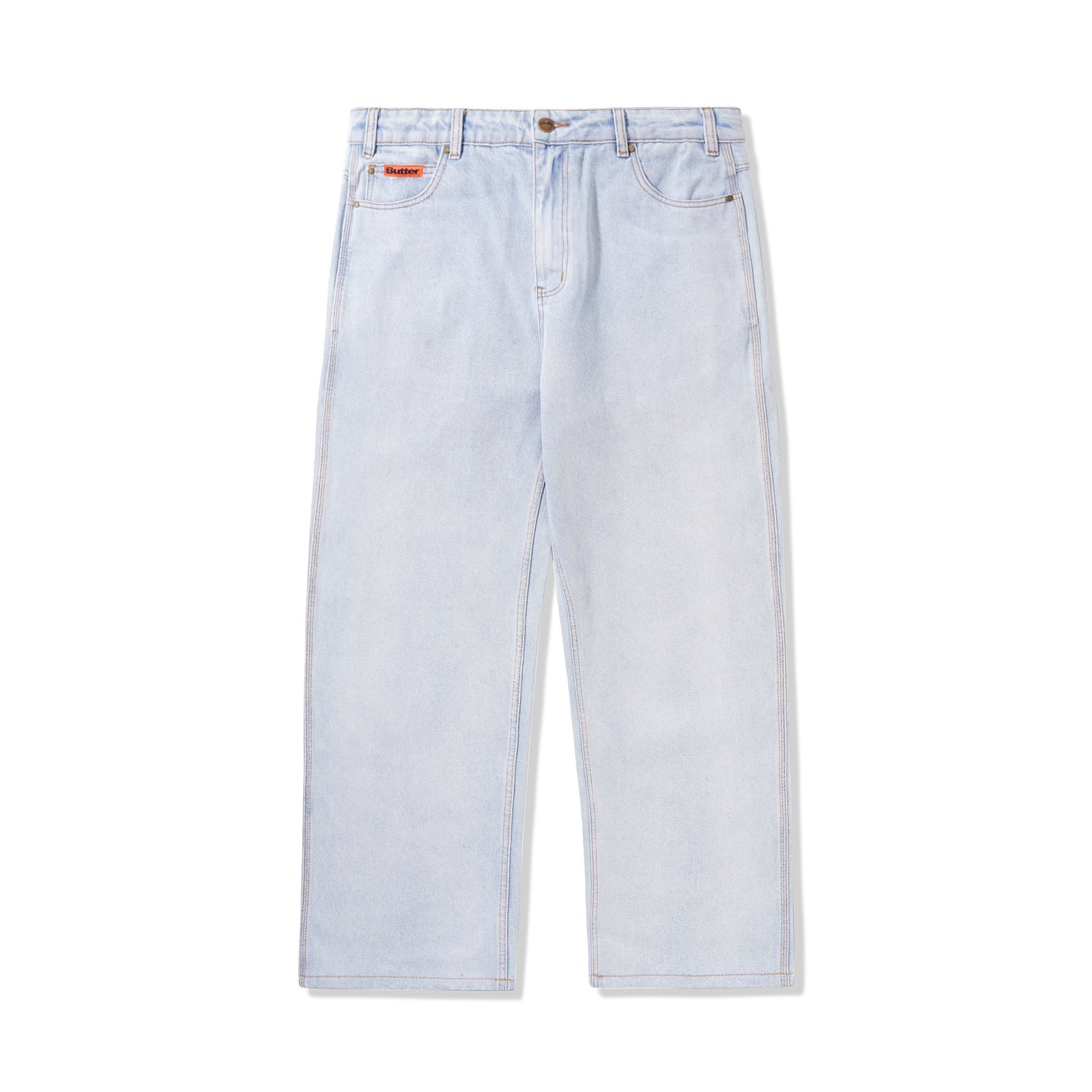 Relaxed Denim Jeans - Light Blue