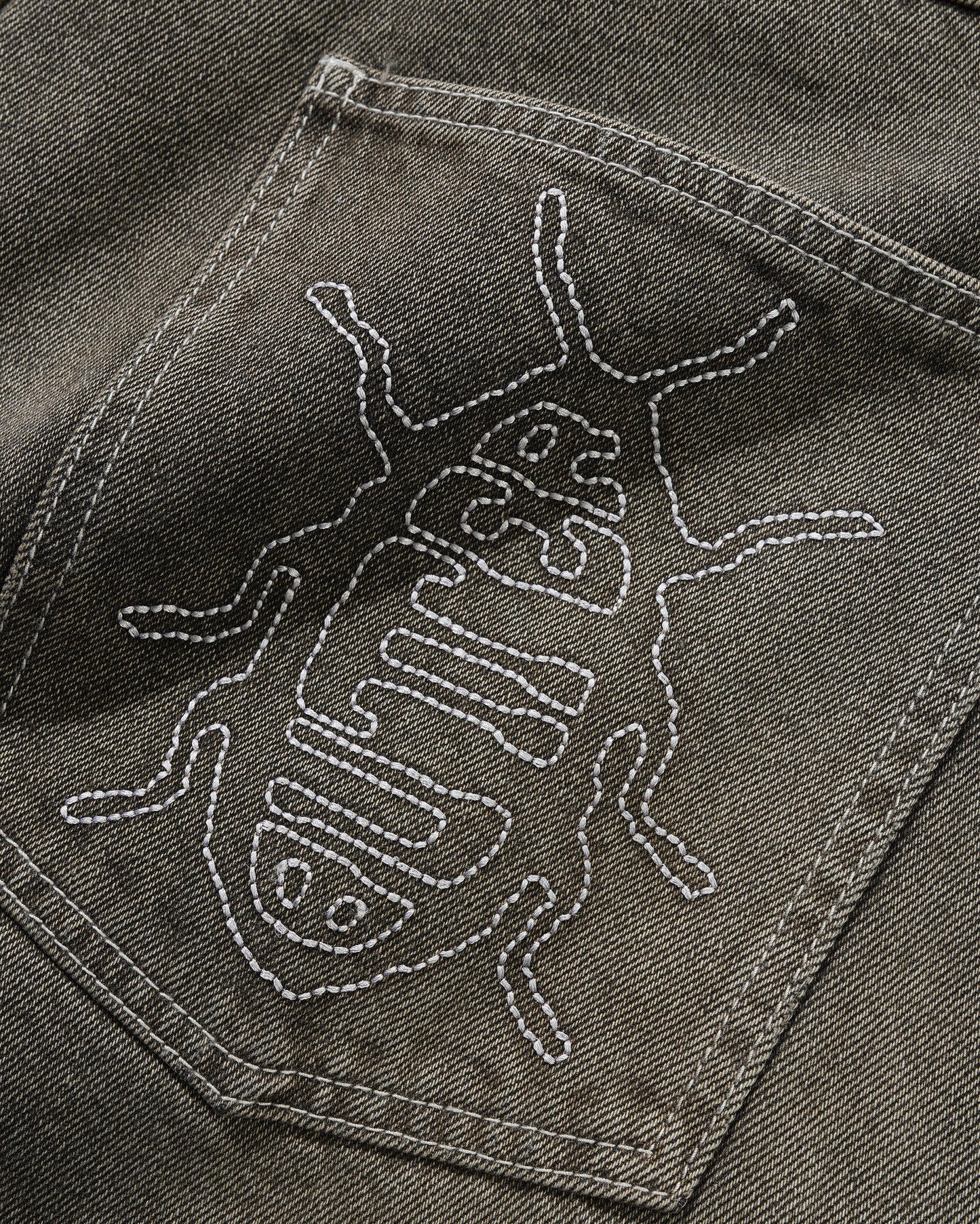 Roach Denim Shorts - Black Wash