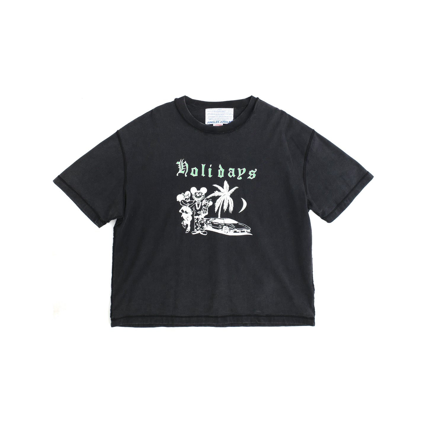 Holidays Reversible Tee - Vintage Black