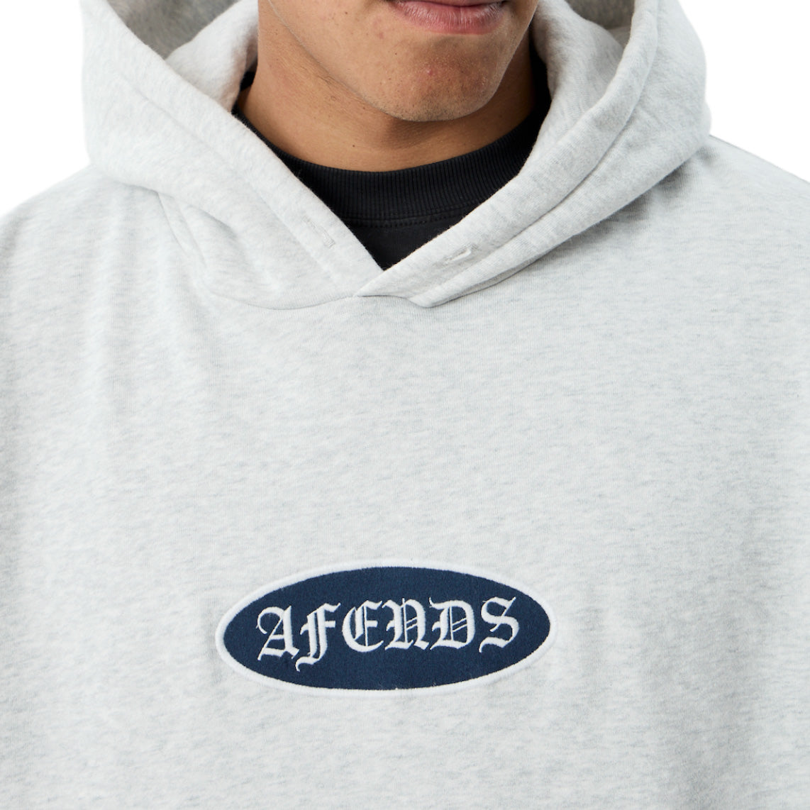 Supply - Pull On Hood - Grey Marle