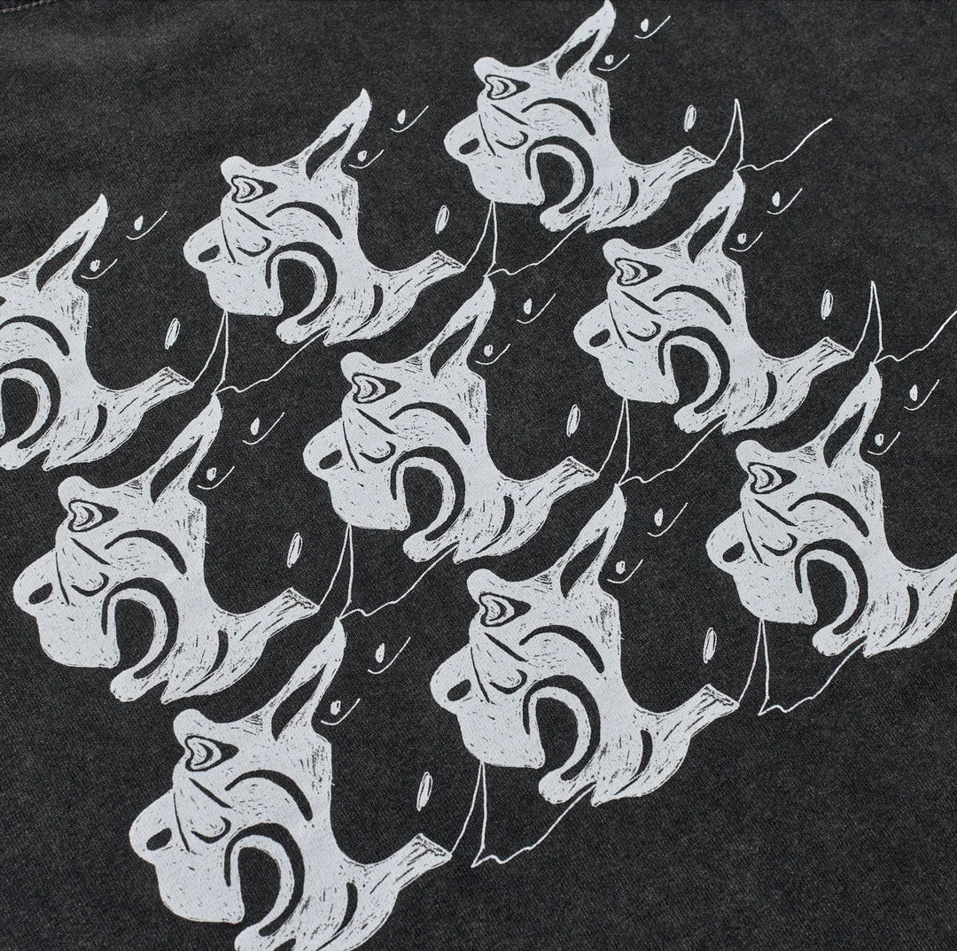 2 Guys Tee - Silver/Black