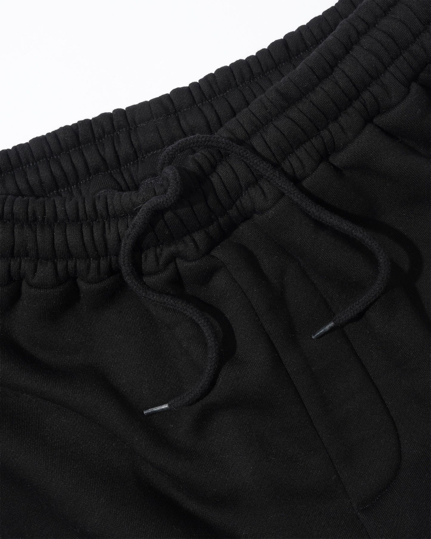 Script Fleece Sweatpants - Black