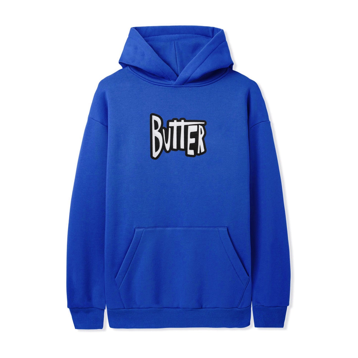 Sketch Applique Pullover Hood - Royal