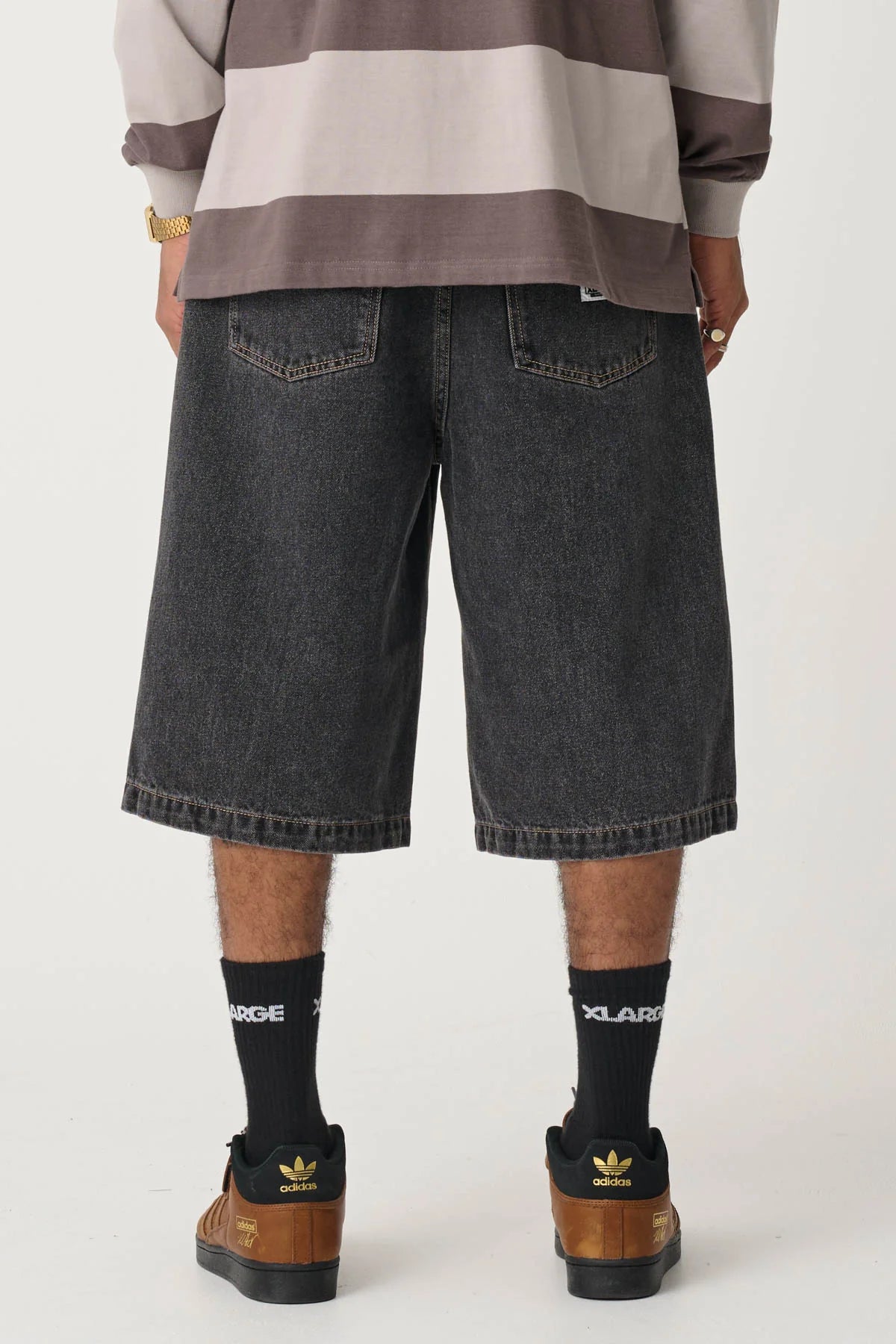 Baggy Bull Denim 91 Short - Washed Black