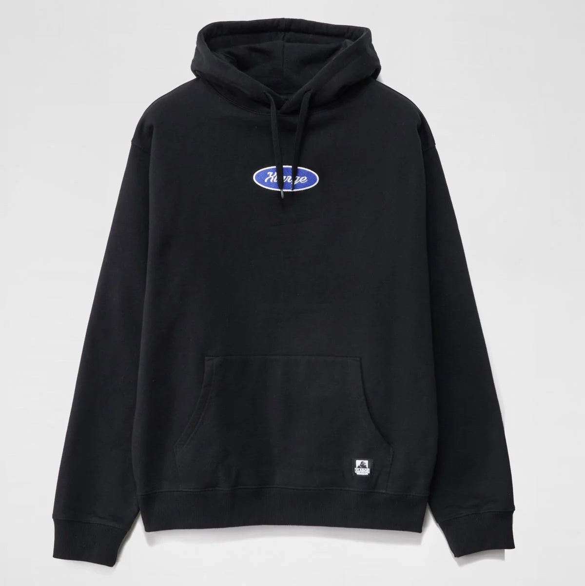 Oval Script Hood - Black