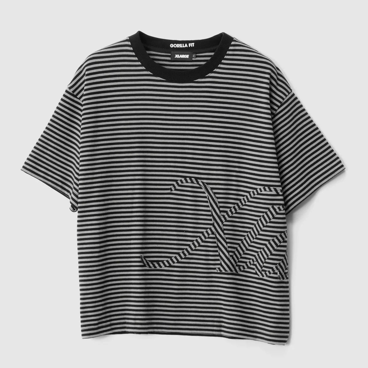 Phantom Gorilla Fit Tee - Grey Stripe