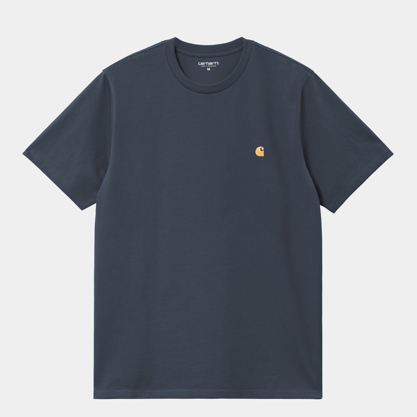S/S Chase T-Shirt - Dusky Blue/Gold