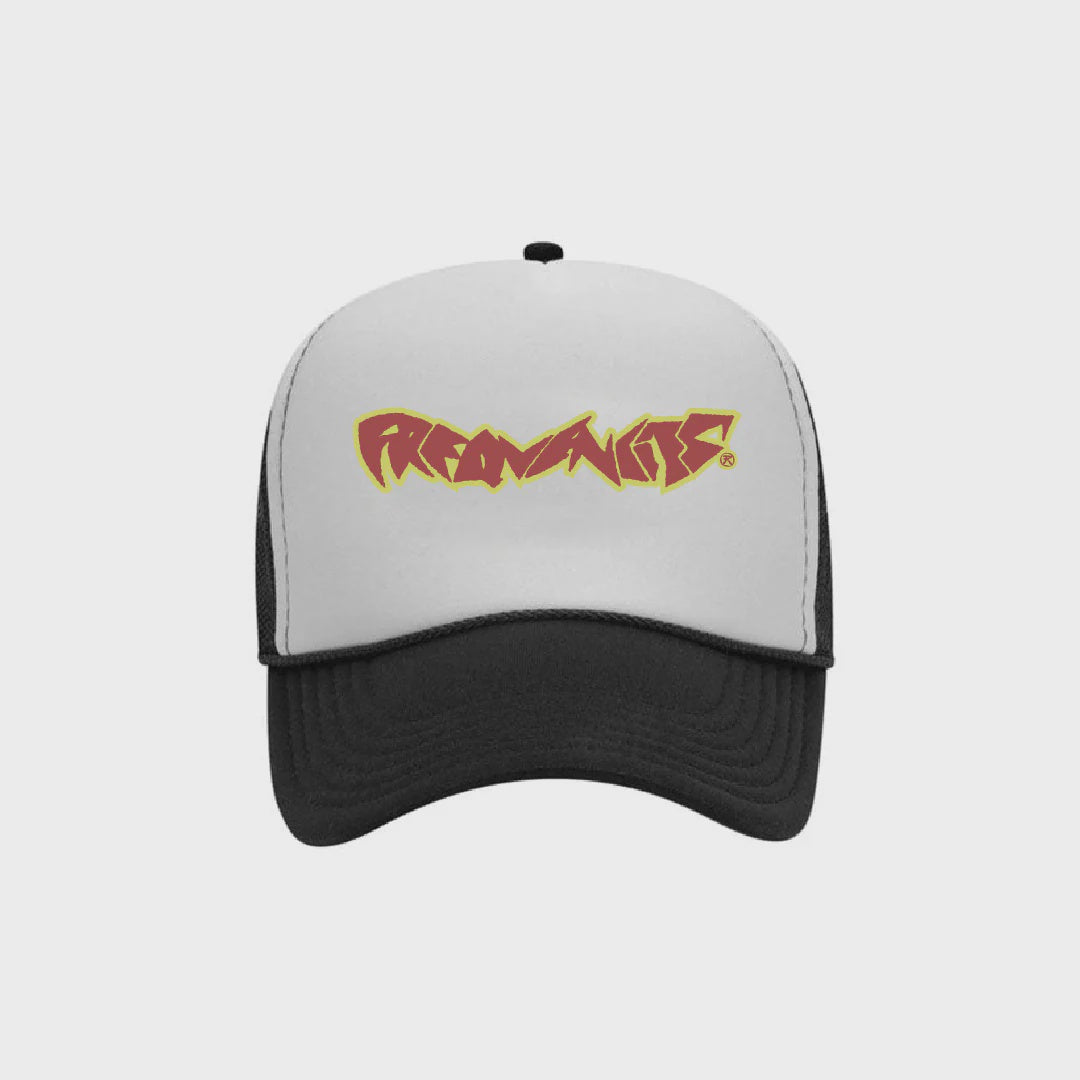 Fracture Trucker Cap - Black/Red/Yellow