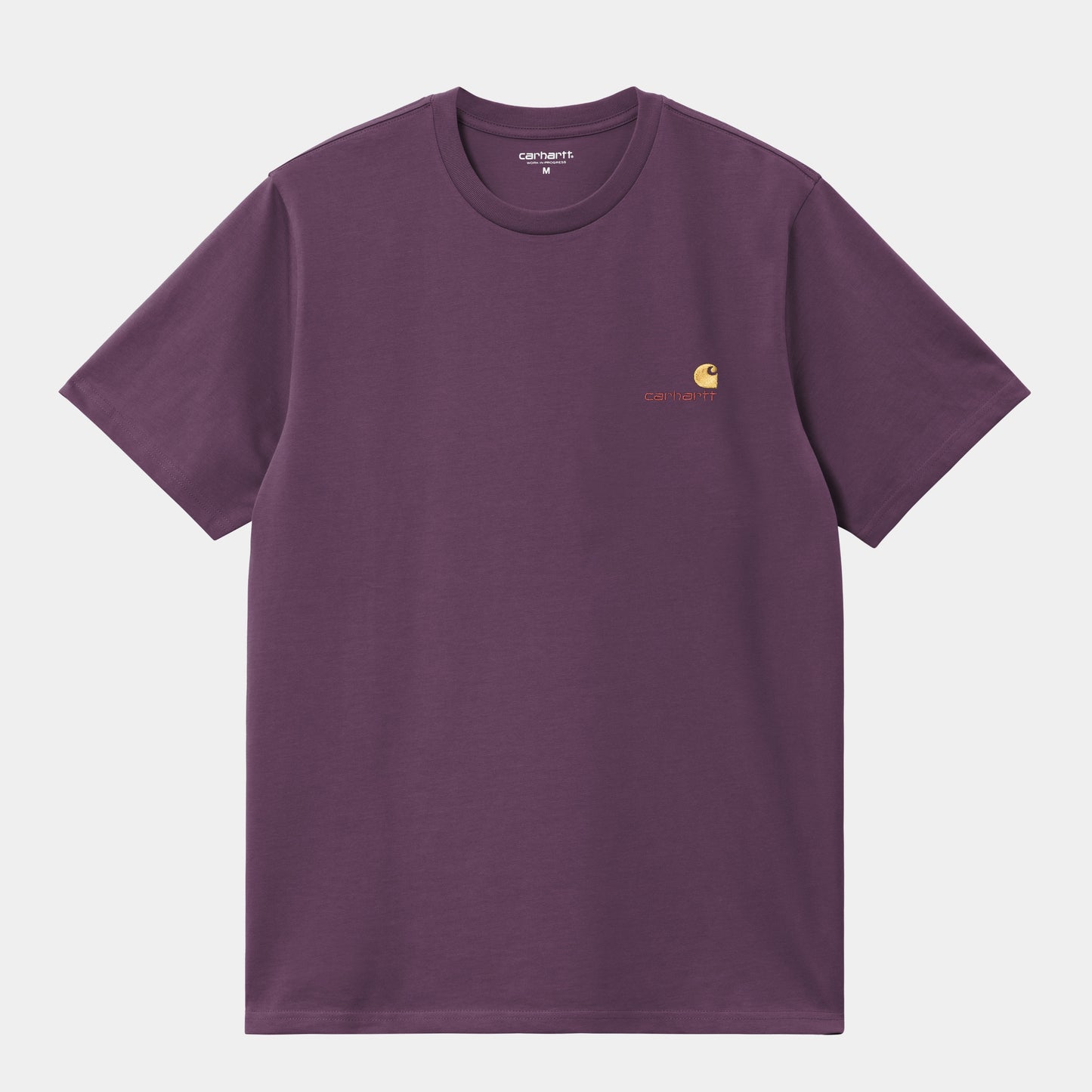 S/S American Script T-Shirt - Huckleberry