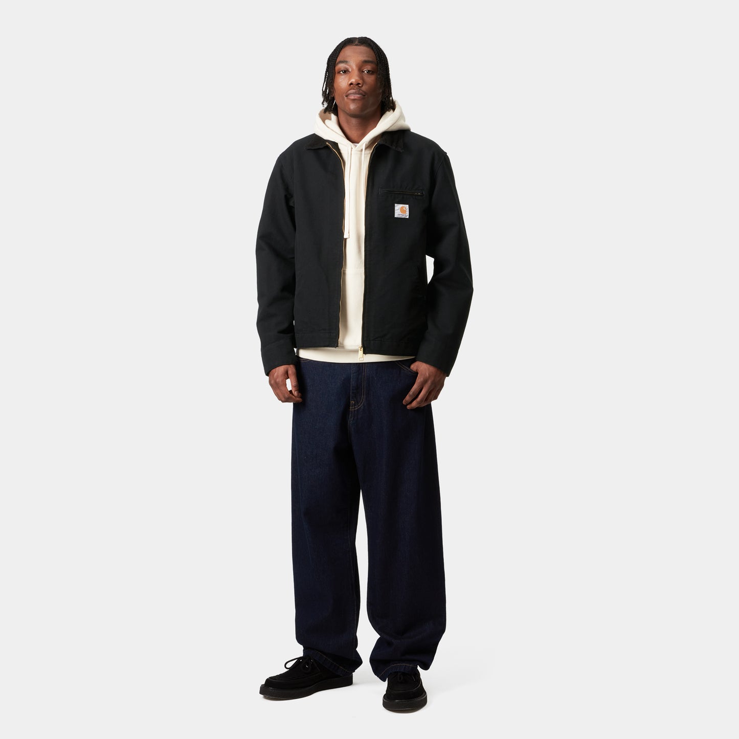 Detroit Jacket - Black / Black Rinsed