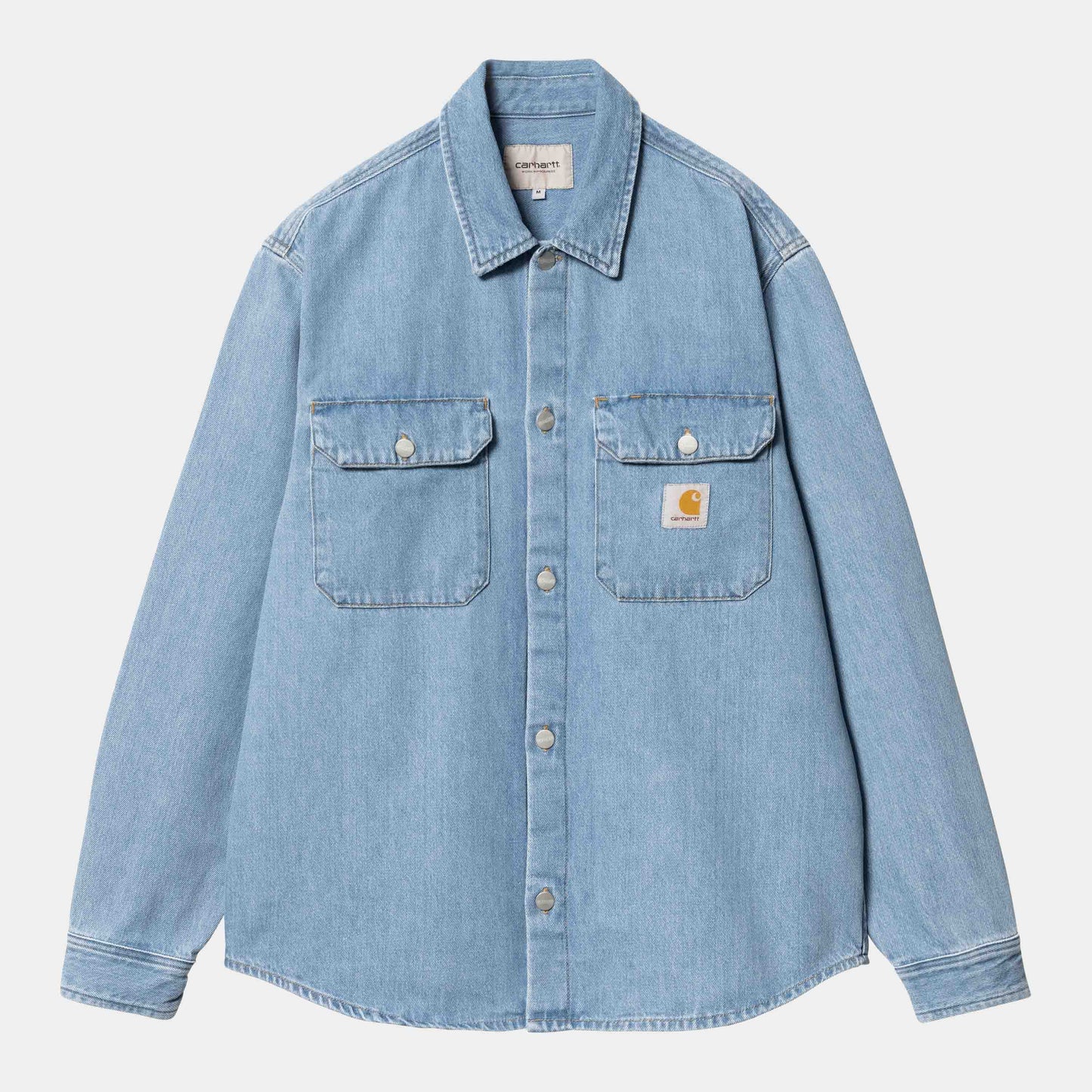 Harvey Shirt Jac - Blue Dark Bleached