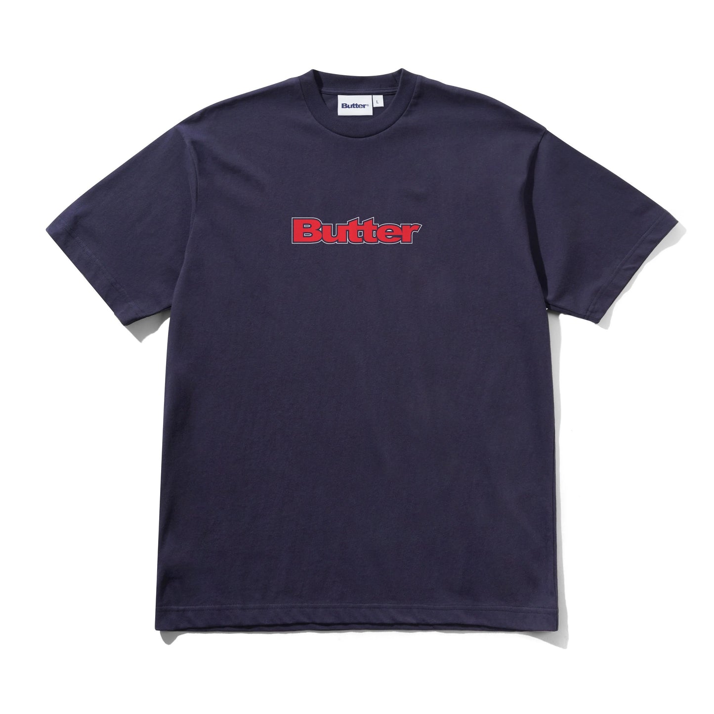 Outline Logo Tee - Navy