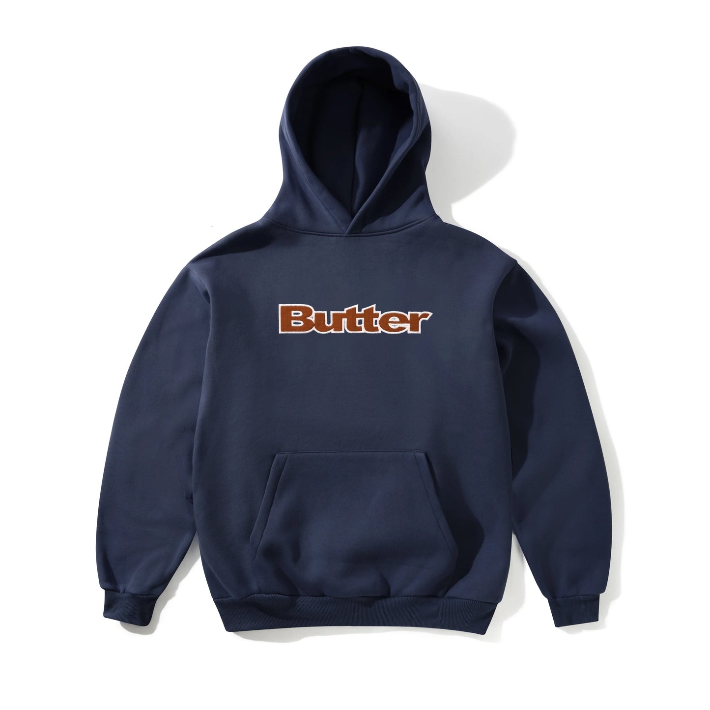 Ripstop Logo Applique Pullover Hood - Navy